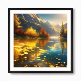 Autumn In The Mountains 27 Art Print