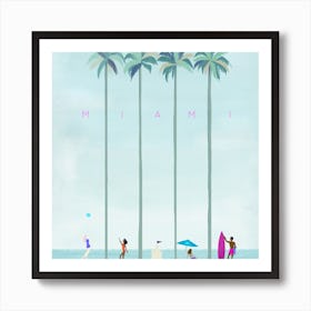 Miami Beach Art Print