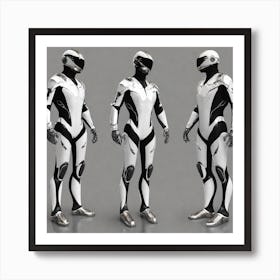 Futuristic Suit 32 Art Print