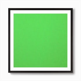 Green Background Art Print