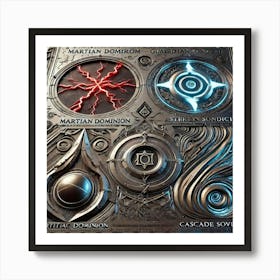 Faction Symbolic Engravings Artwork Season 13 Ignis Luporum Art Print