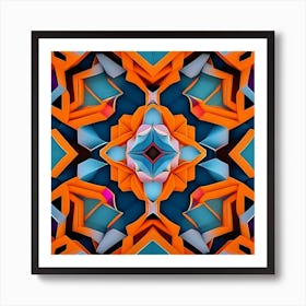 Abstract Geometric Pattern Art Print