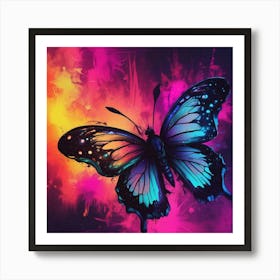 Butterfly Painting 225 Art Print