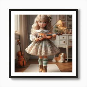 Lily - Violin Art Print