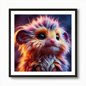 Cute Hamster Art Print