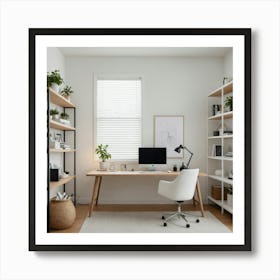 Home Office 11 Art Print