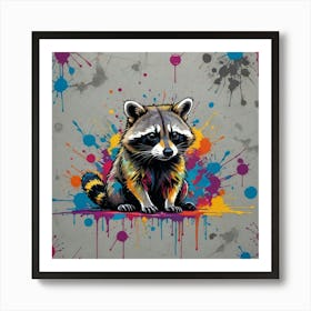 Raccoon Art Print