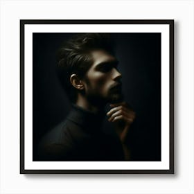 Portrait Of A Man 1 Art Print