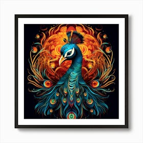 Peacock 10 Art Print