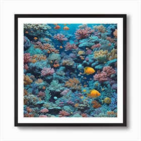 Underwater World 1 Art Print