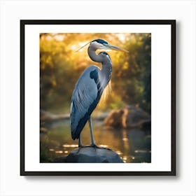 Great Blue Heron Art Print