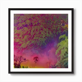 Purple Skies Art Print