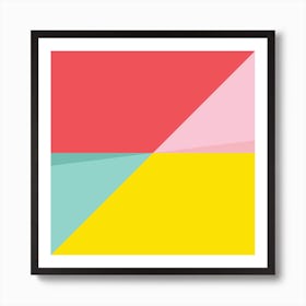 Abstract Pastel Perspective II Art Print