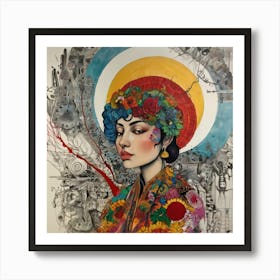 'The Woman' Art Print