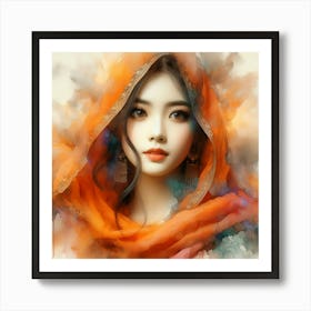 Asian Girl 4 Art Print