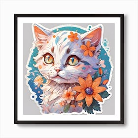 Kitty Cat Art Print