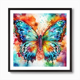 Butterfly Painting 4 Art Print