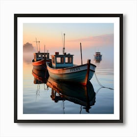 Boats Fine Art Posters By Csaba Fikker For Ai Art Depot 15 Art Print