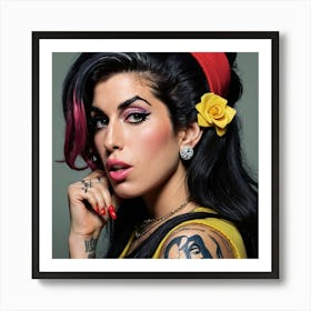 ____ AMY____ Art Print