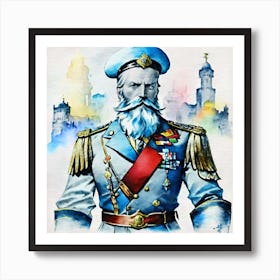 Portrait Of A Soldier Art Print