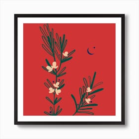 Rosemary Square Art Print