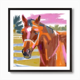 Thoroughbred Horse 01 1 Art Print