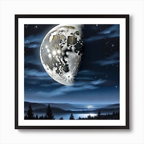 Full Moon 3 Art Print