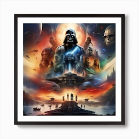 Star Wars The Force Awakens 11 Art Print