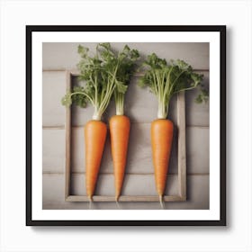 Carrots Stock Videos & Royalty-Free Footage 2 Art Print