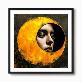 Lunar Dreams - Eclipse Moon Art Print