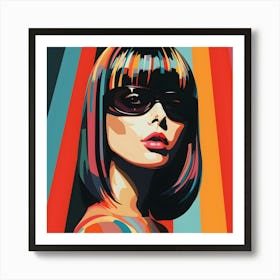 Mod Girl 20 Art Print