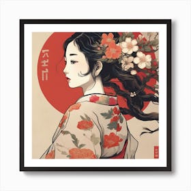 Geisha 2 Art Print