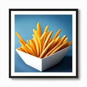 French Fries In A Bowl 1 Art Print