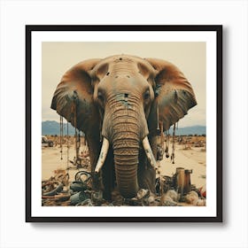Elephant Tourist Art Print