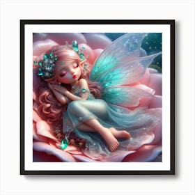 Sleepingfairy Art Print