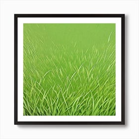 Green Grass Art Print