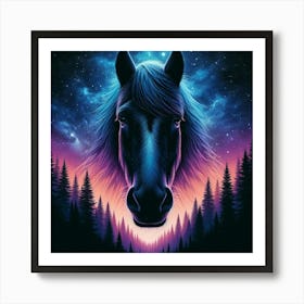 Horse Head Art Print