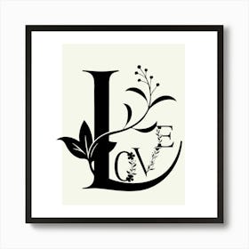 LOVE ART PRINT 1 Art Print