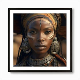 African Woman Art Print