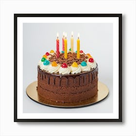 Birthday Cake 1 Art Print