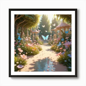 Fairy Garden 1 Art Print