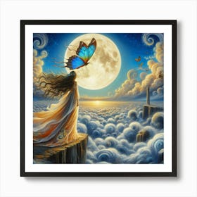 Dreaming Of A Butterfly Art Print