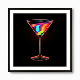 Colourful Martini Glass - abstract art, abstract painting  city wall art, colorful wall art, home decor, minimal art, modern wall art, wall art, wall decoration, wall print colourful wall art, decor wall art, digital art, digital art download, interior wall art, downloadable art, eclectic wall, fantasy wall art, home decoration, home decor wall, printable art, printable wall art, wall art prints, artistic expression, contemporary, modern art print, Art Print