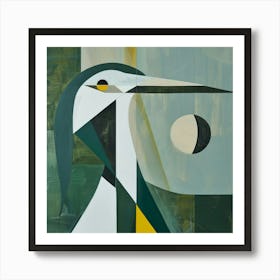 Heron 6 Art Print