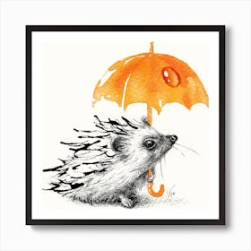 Today’s Rain Is Tomorrow’s Whisky Square Art Print