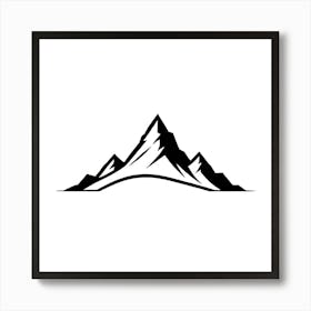 Mountain Silhouette Art Print