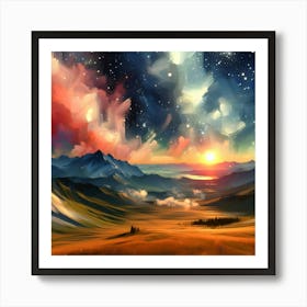 Astral Aura 12 Art Print