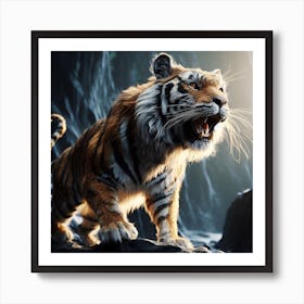 Tiger In The Jungle Art Print