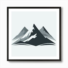 Mountain Range Art Print