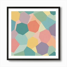 Abstract Geometric Pattern 4 Poster